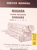 Niagara-Niagara H, I J K L, Shears Service Manual 1954-H-I-J-K-L-01